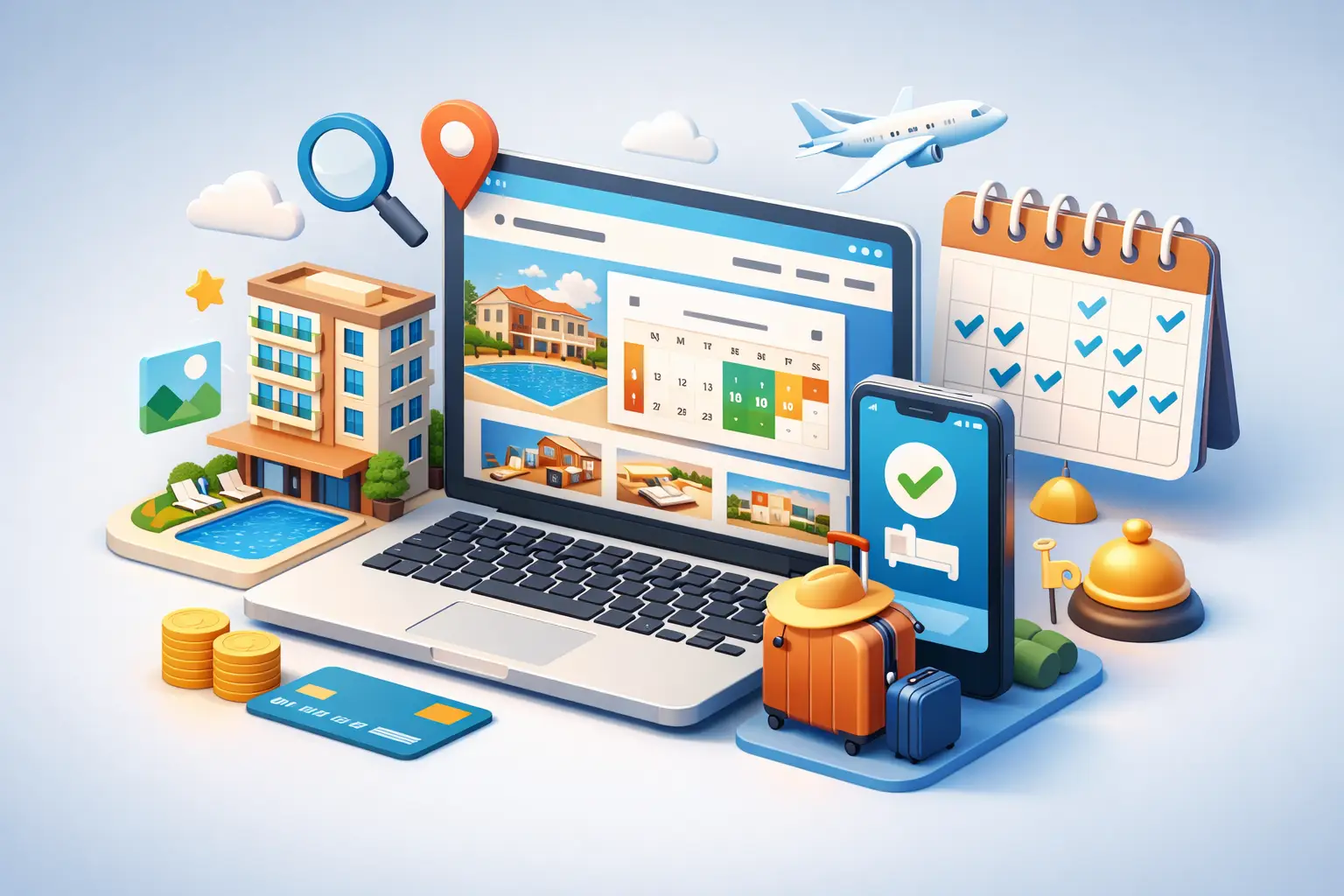 Site web d’hébergement avec réservation efficace